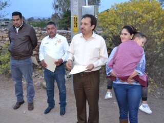 Entregan ampliación de red eléctrica en La Laguna, Villanueva