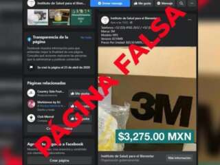 ADVIERTEN SOBRE FRAUDE EN VENTA DE INSUMOS MÉDICOS