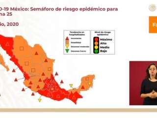 ZACATECAS, CON SEMÁFORO NARANJA JUNTO A OTROS 15 ESTADOS