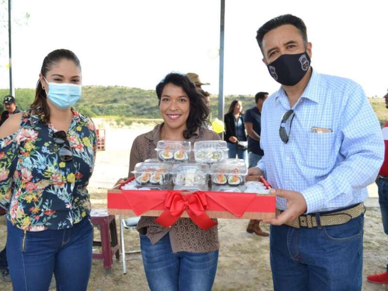 INAUGURAN TECHADO DE LIENZO CHARRO DE SAN TADEO, VILLANUEVA