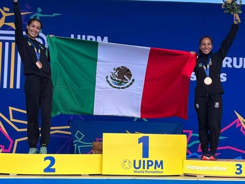 GANAN MEXICANAS MEDALLA DE BRONCE EN MUNDIAL DE PENTATLÓN