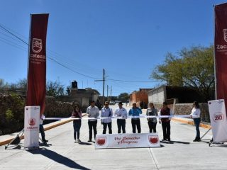 ENTREGAN 3 CALLES PAVIMENTADAS PARA EL TIGRE, VILLANUEVA