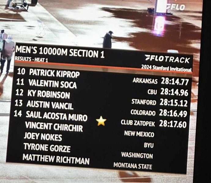 ATLETA VILLANOVENSE OBTIENE PUESTO 14 EN COMPETENCIA INTERNACIONAL